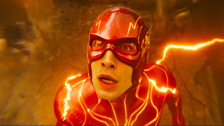 Flash looks up in shock