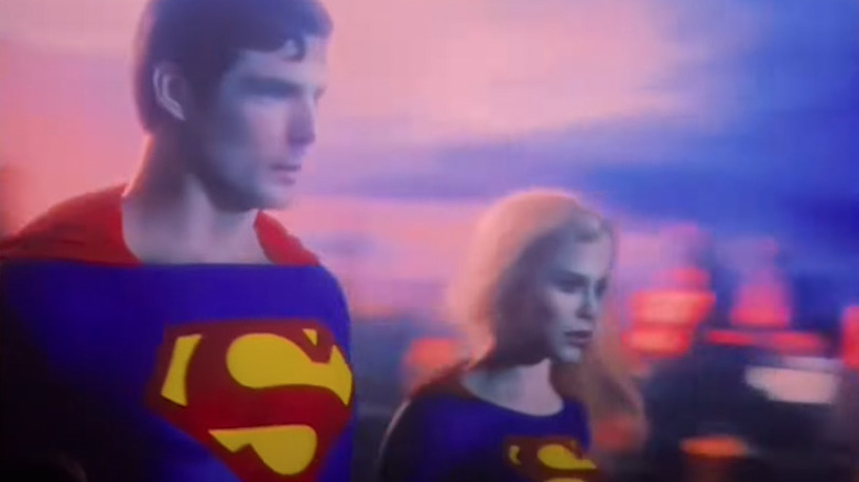 Superman and Supergirl look right