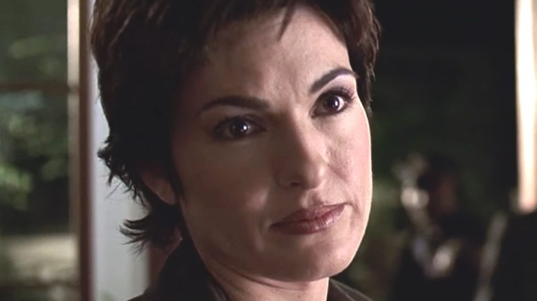 Olivia Benson tilting head on Law & Order: SVU