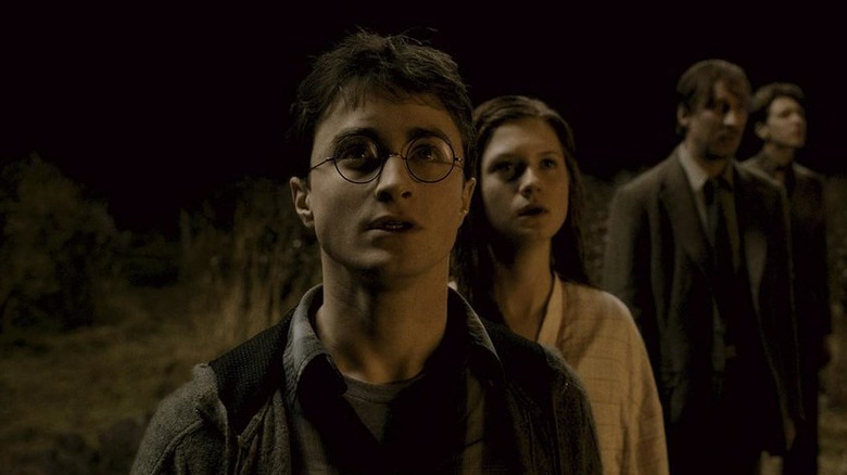 Harry Potter cast watching Burrow burn