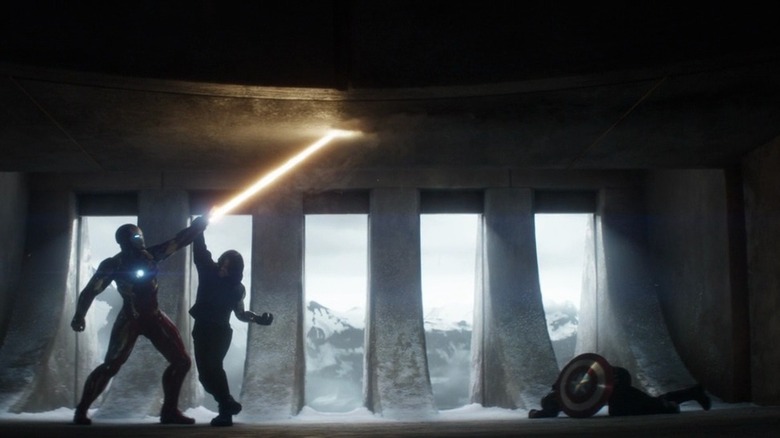 Iron Man fights Bucky
