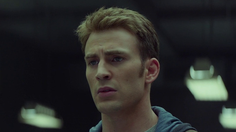 Steve Rogers looking worried