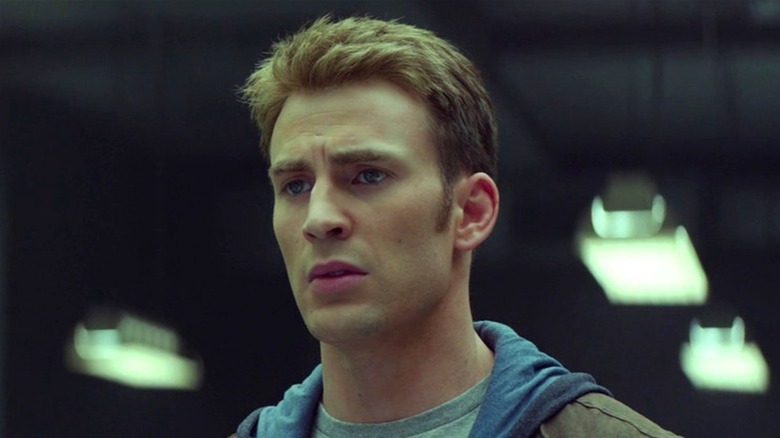 Steve Rogers looking worried