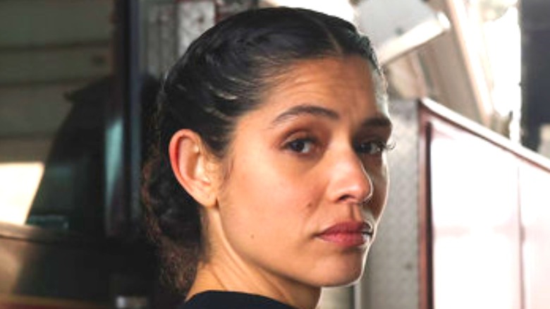 Stella Kidd looking serious