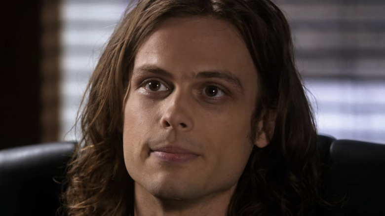 Matthew Gray Gubler with long hair