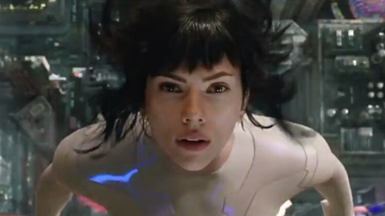 Scarlett Johansson in Ghost in the Shell