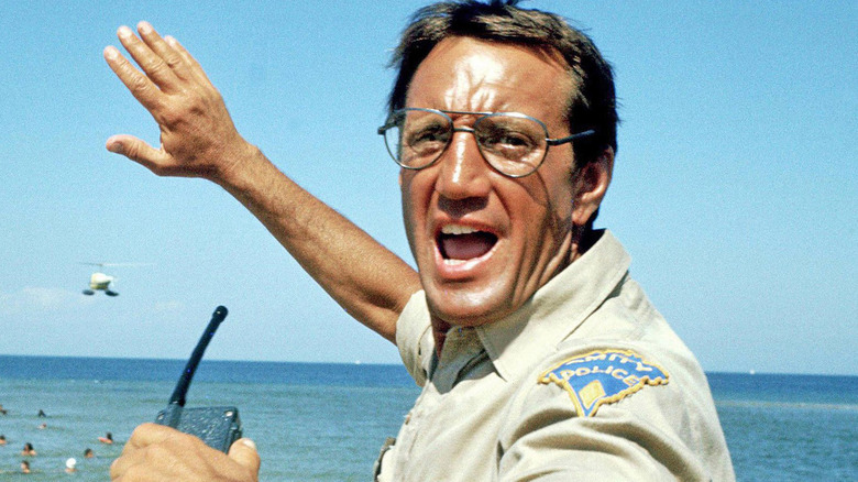 Shark about to eat guy in Jaws