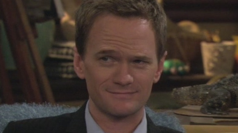 Barney Stinson raises an eyebrow