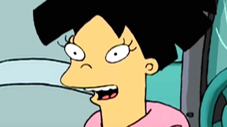 Amy from Futurama smiling