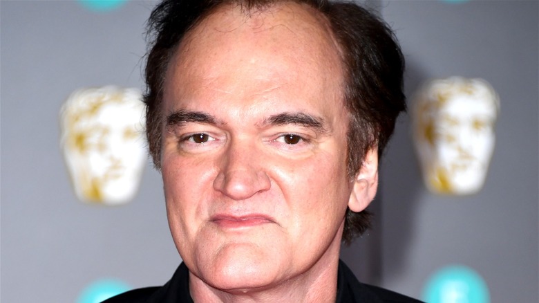 Quentin Tarantino smiling