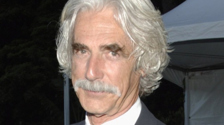 Sam Elliott posing