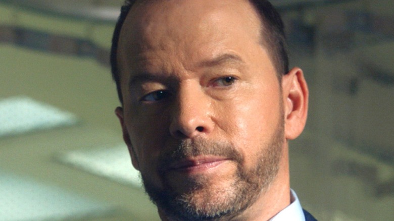 Donnie Wahlberg contemplating