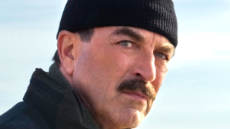 Tom Selleck wearing skullcap