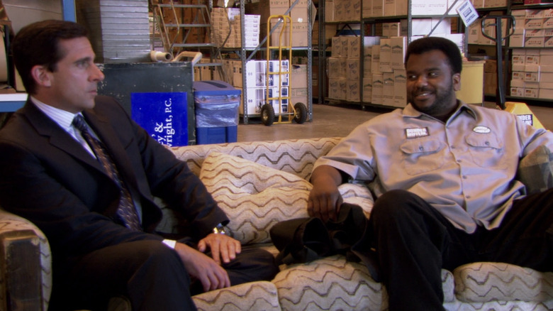 Darryl Philbin talking to Michael in The Office