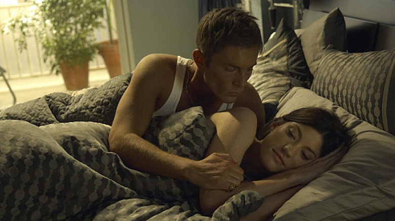 Joey Quinn and Debra Morgan in bed