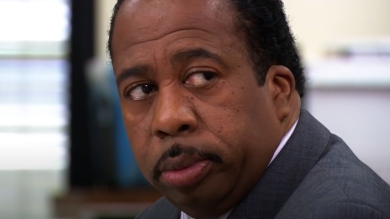 Stanley Hudson frowning