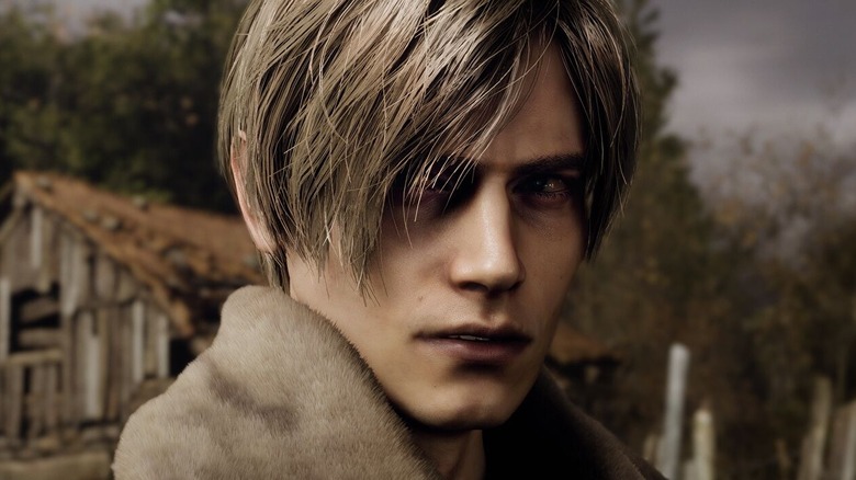 Leon with hair over eyes
