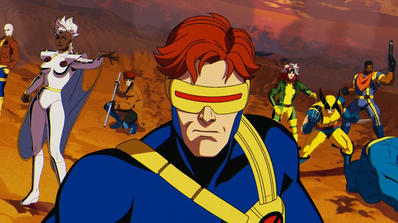 Cyclops leading the X-Men
