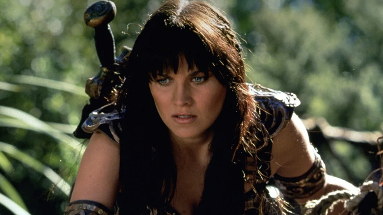 Xena on the hunt in Xena: Warrior Princess