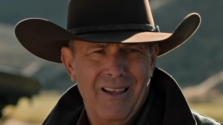Kevin Costner starring in a Yellowstone episode.