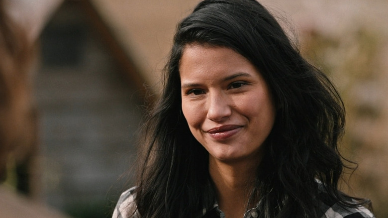 Avery in a black hat