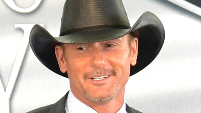 Tim McGraw wearing a cowboy hat