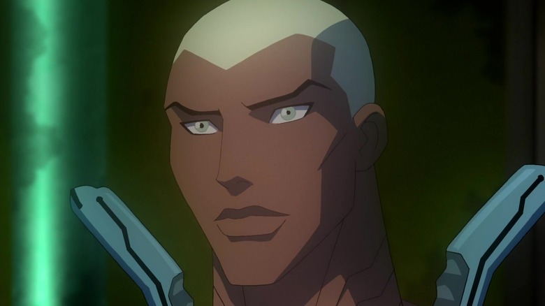 Aqualad with water-bearers over shoulders