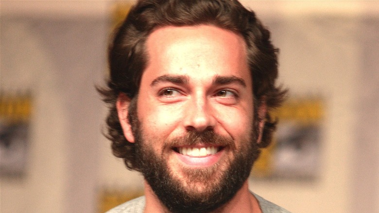 Zachary Levi beard smile
