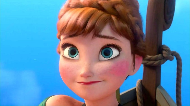 Anna smiling Frozen