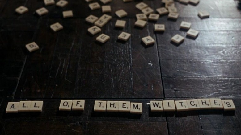 Rosemary's Baby scrabble witches