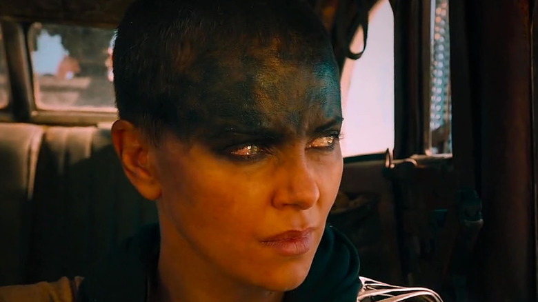 Furiosa prepares to make her escape in Mad Max: Fury Road