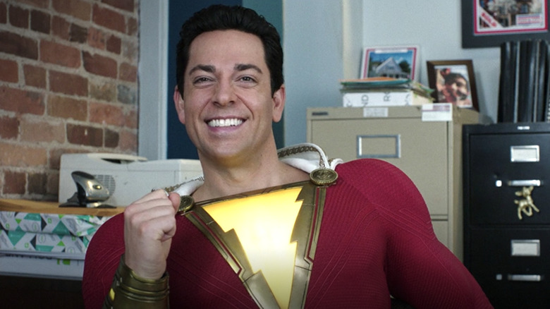Zachary Levi as Shazam in Shazam!