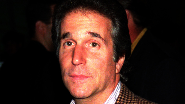 Henry Winkler leaving event