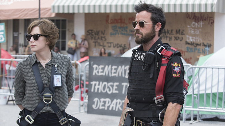 Carrie Coon and Justin Theroux on The Leftovers