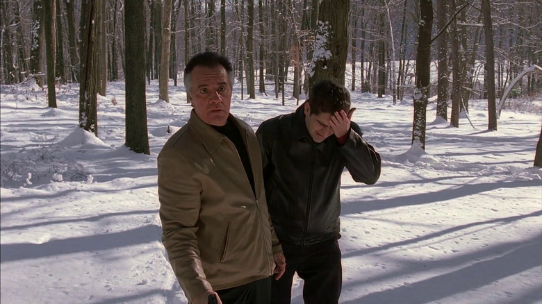 Tony Sirico and Michael Imperioli on The Sopranos