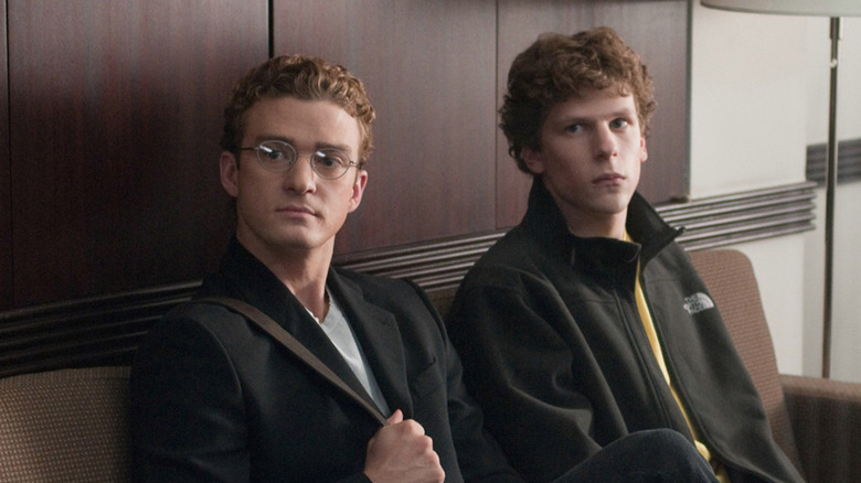 Zuckerberg and Parker The Social Network