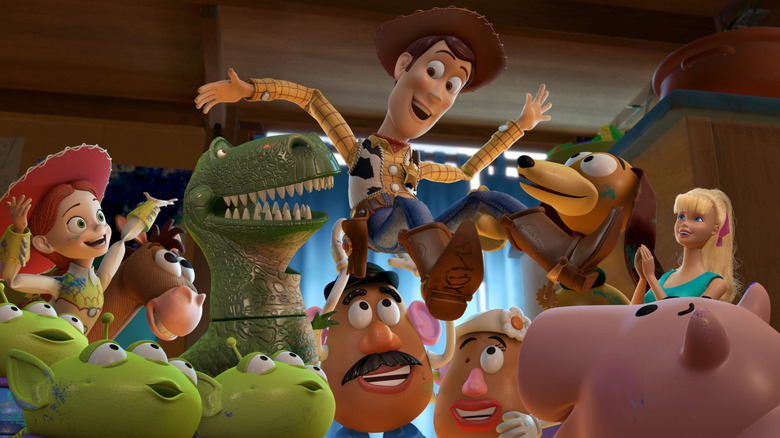 Woody and Andy's toys