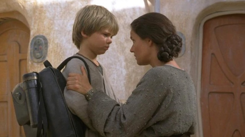 Shmi Skywalker talking to young Anakin Skywalker in Star Wars: Episode I - The Phantom Menace