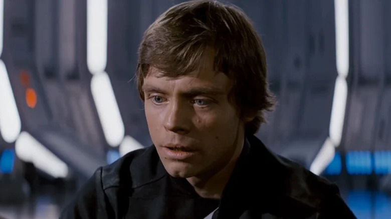 Luke Skywalker wearing black in Star Wars: Episode VI - Return of the Jedi