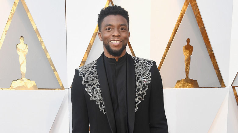 Actor Chadwick Boseman at the Oscars