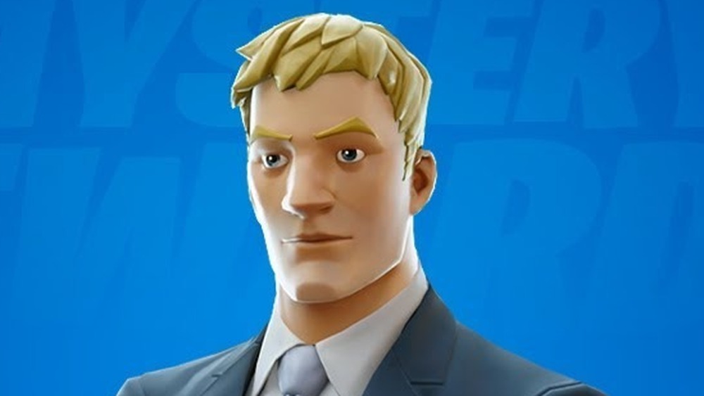 Jonesy wearing a suit