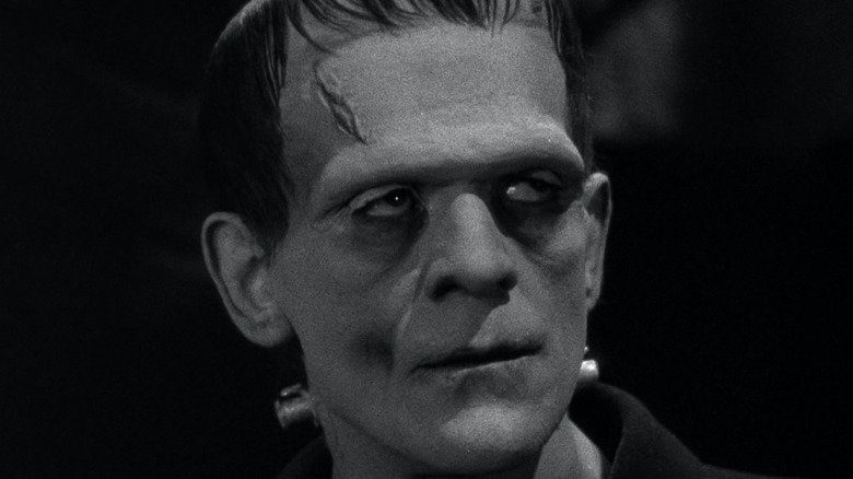 Frankenstein staring