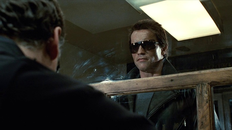 The Terminator at police station