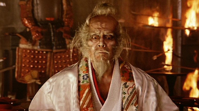 Hidetora Ichimonji with fire