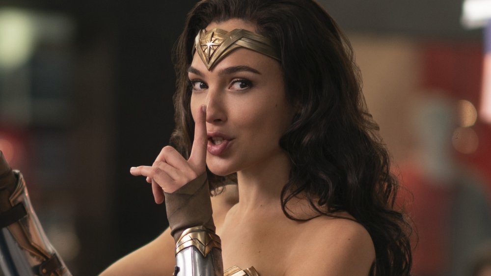 Gal Gadot as Diana Prince sushing in Wonder Woman 1984