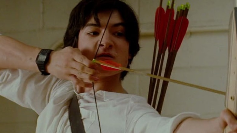 Ezra Miller as Kevin Khatchadourian in We Need to Talk About Kevin