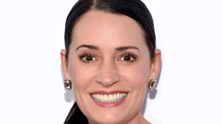 Paget Brewster smiling