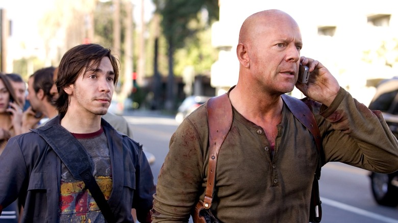 John McClane on the phone