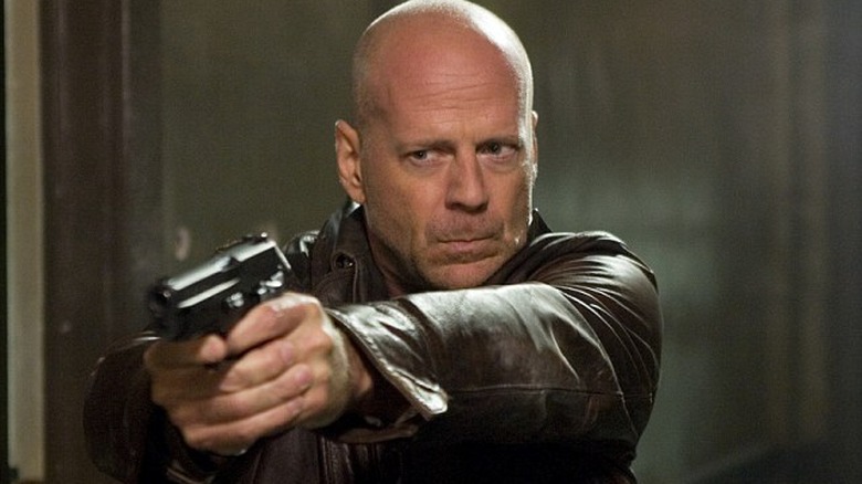 John McClane with gun
