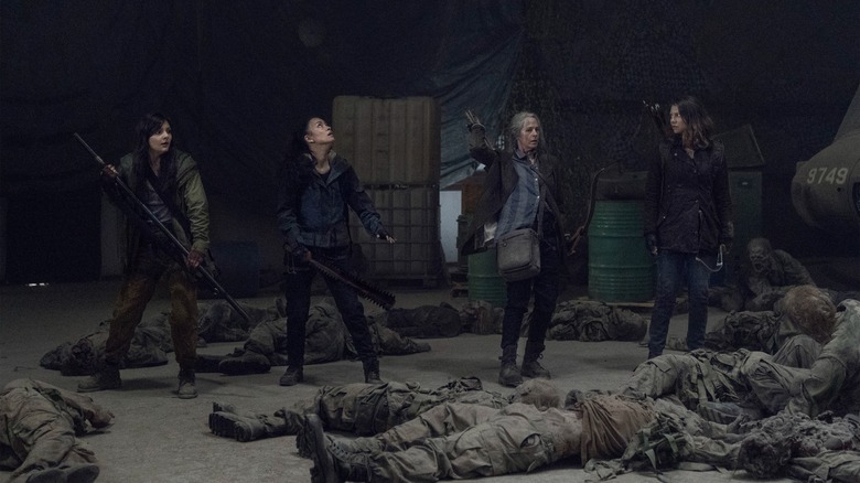 Walking Dead cast military base